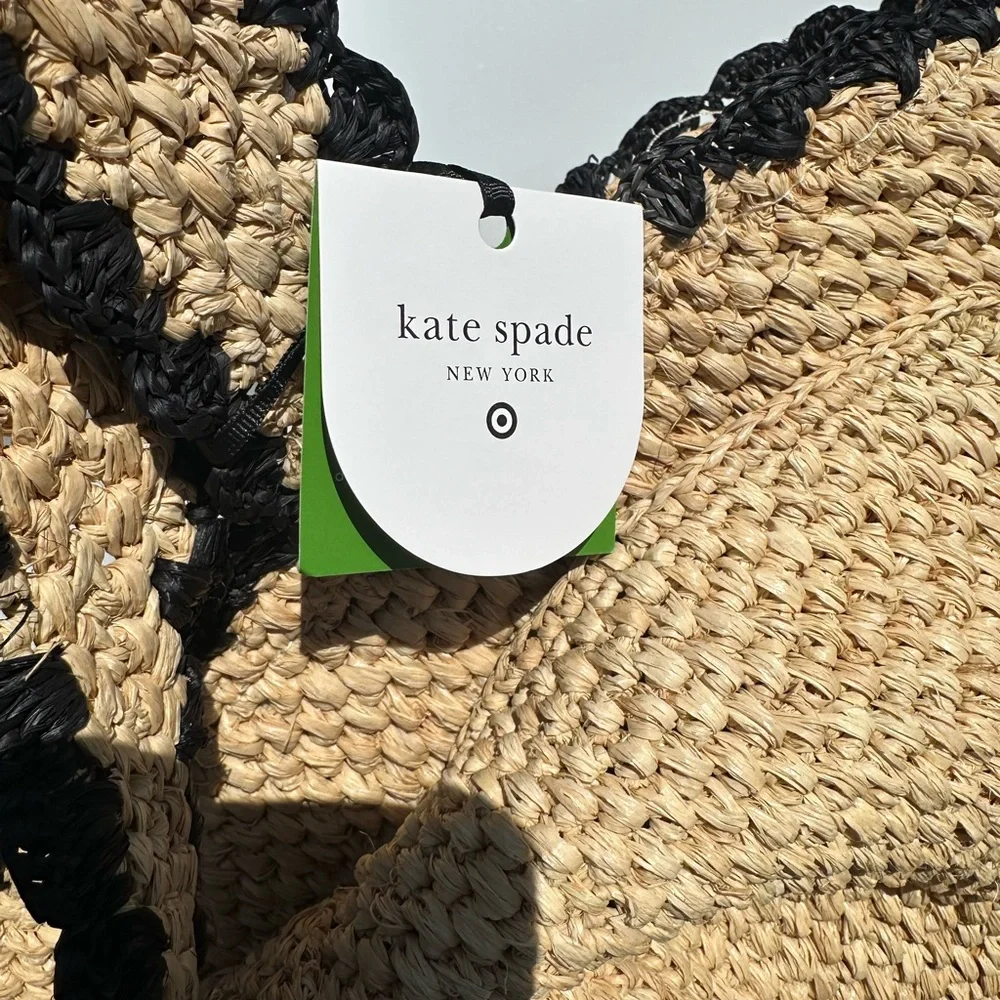 Kate Spade x Target Raffia Bow Tote Bag - Picture 5 of 6